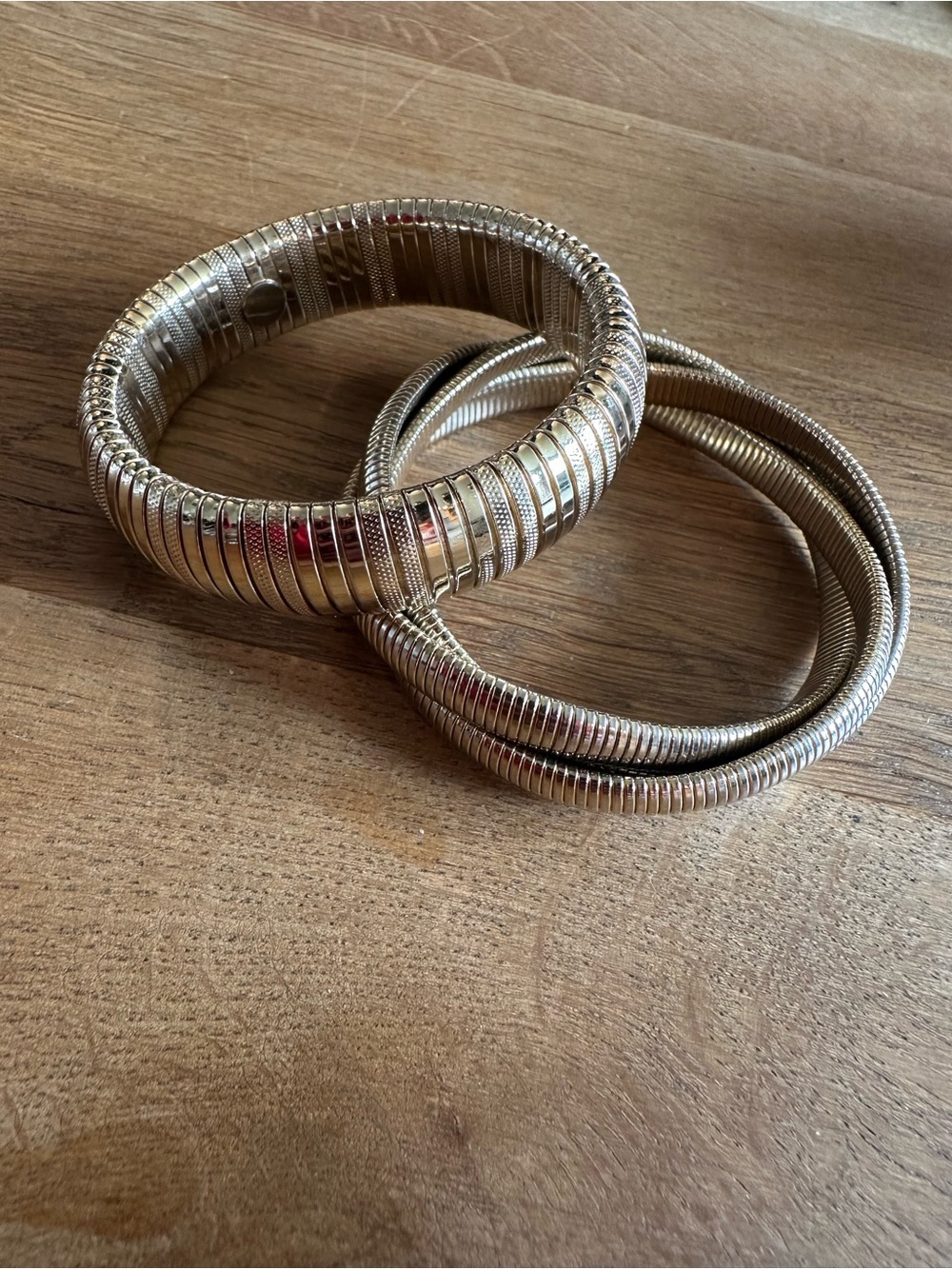 Gold-Tone Coil Bangle Set - Women's Jewelry